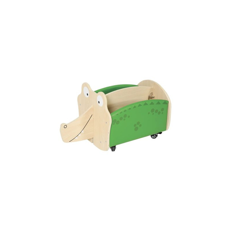 Rangement mobile de livres - Crocodile