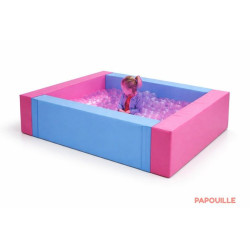 Piscine à balles avec éclairage