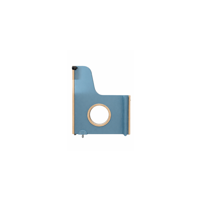 Portillon de séparation avec fenêtre oculus et anti pince doigts sur mesure