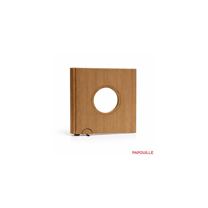 Portillon en bois oculus avec roulette sur mesure