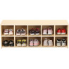 Banc avec range chaussures 10 cases