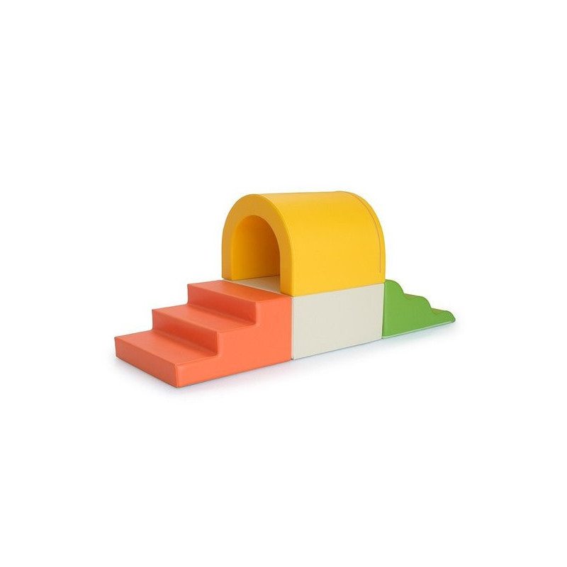 Parcours de motricité maternelle avec une arche
