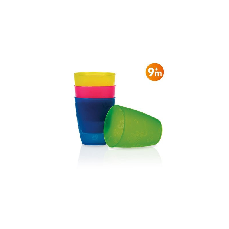 Gobelets - 4pcs - 300ml - 9m+