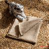 lange étamine ultra doux 140 g/m² 100% coton dim 70 x 70 cm