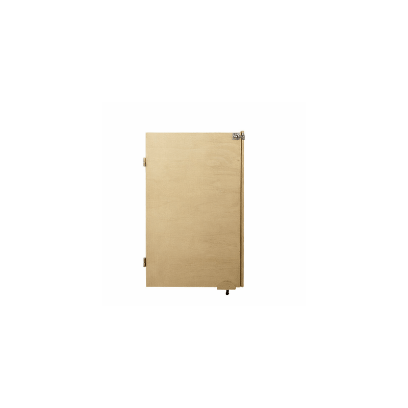 Portillon en bois fenêtre avec roulette sur mesure
