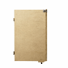 Portillon en bois fenêtre avec roulette sur mesure
