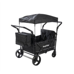 Poussette Wagon 4 places Noir