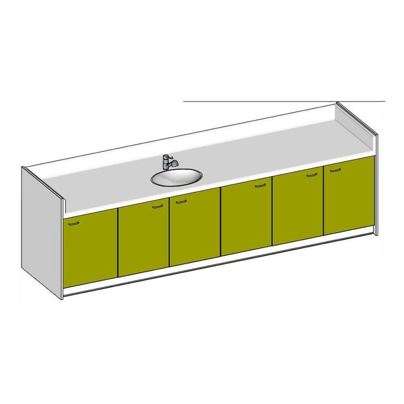 Grande table à langer 335 cm