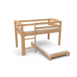 Lit duo repos sans matelas naturel