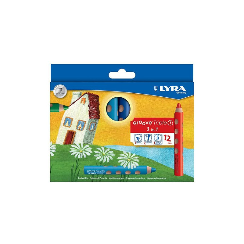 Crayon Groove triple lot de 12
