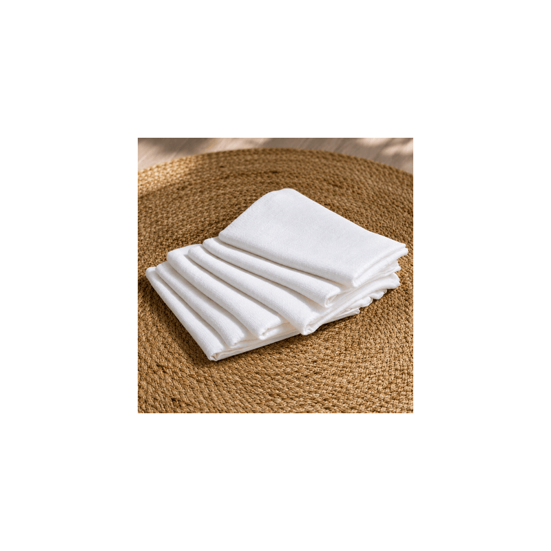 Lot de 6 Langes 120 gr 70 X 70 cm