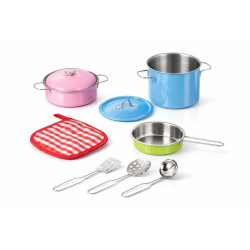 Set de cuisine coloré, 9 éléments