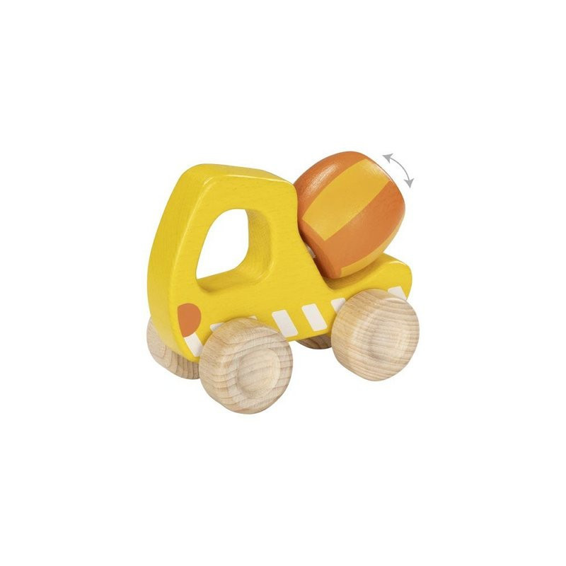 Camion toupie jaune
