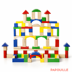 Baril de construction en bois