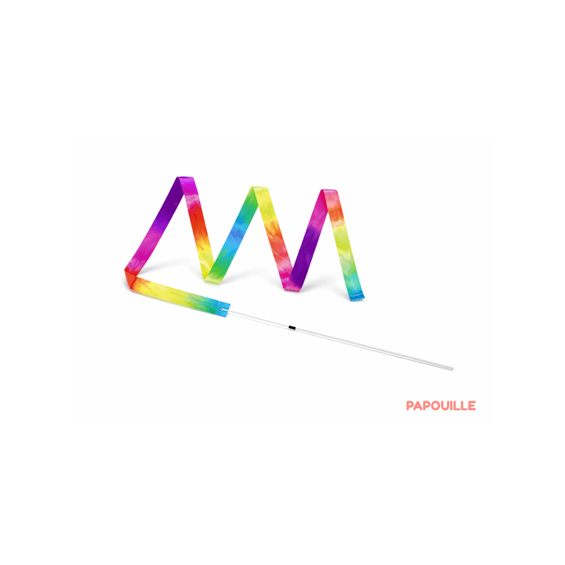 Ruban de gymnastique multi couleur