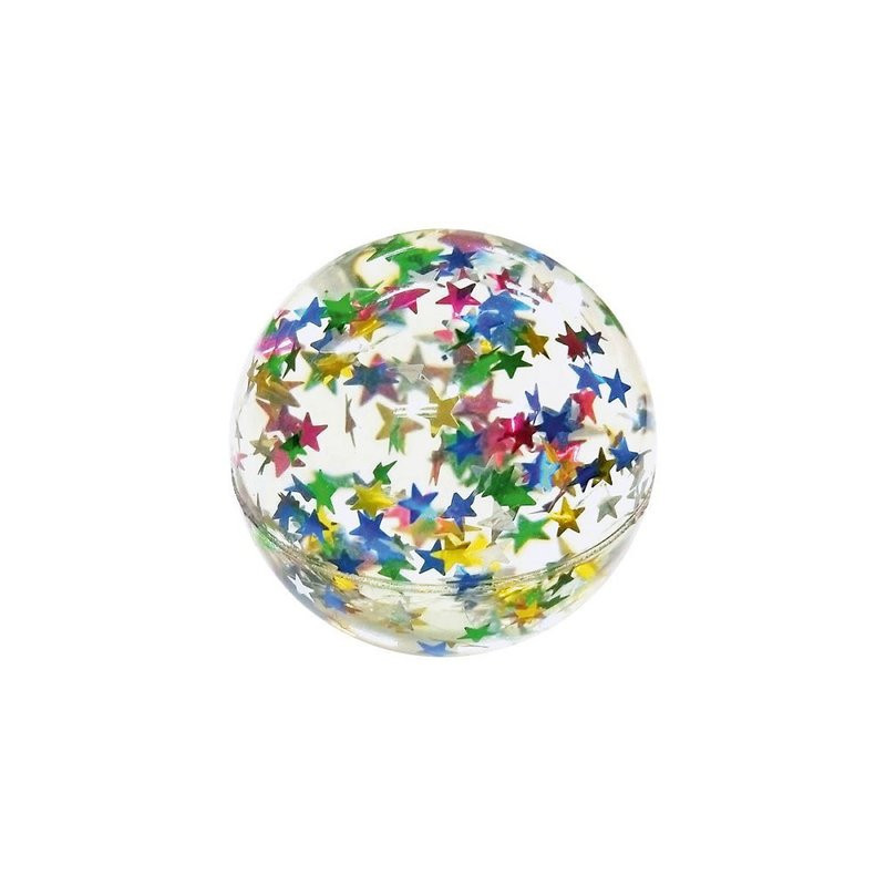 Balles rebondissantes étoiles multi couleur
