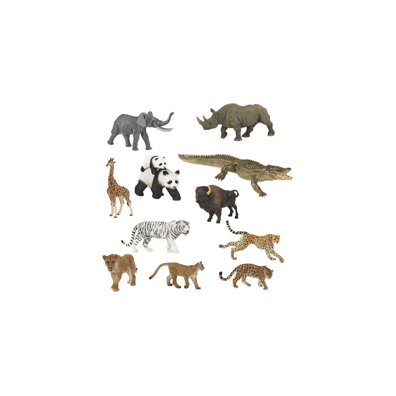 Lot n°4 11 figurines animaux sauvages (figurines papo)