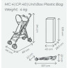 Poussette simple - jusqu'à 15 Kg
