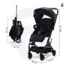 Poussette 1 place - adaptée comme bagage cabine - jusqu'à 22 Kg