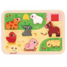 Puzzle 7 pièces - les animaux de la ferme