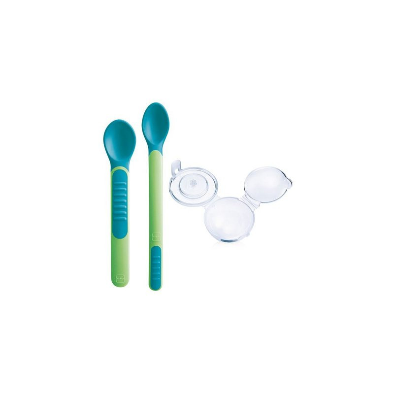 Lot de 2 cuillères thermosensibles - Rose