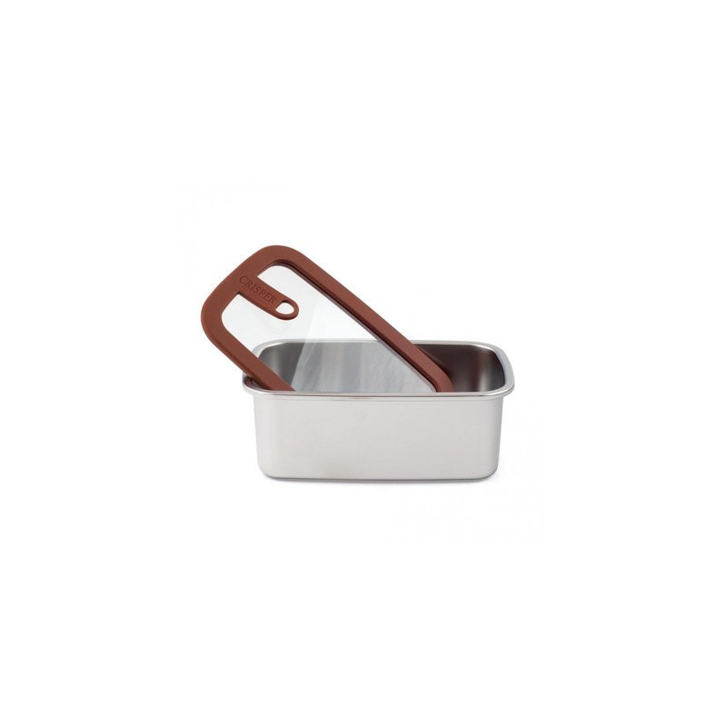 Boite de conservation - 1.1 L - Inox micro-ondable