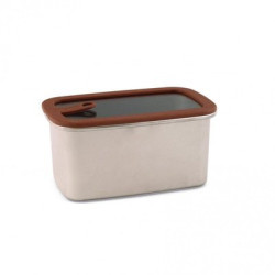 Boite de conservation - 1.4 L - Inox micro-ondable