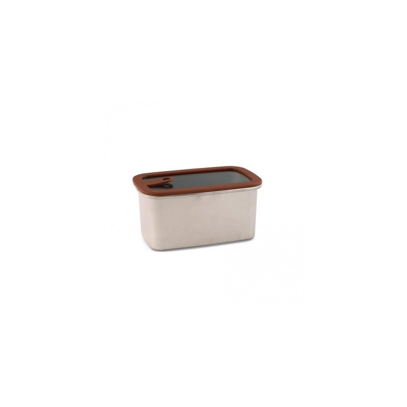Boite de conservation - 1.4 L - Inox micro-ondable