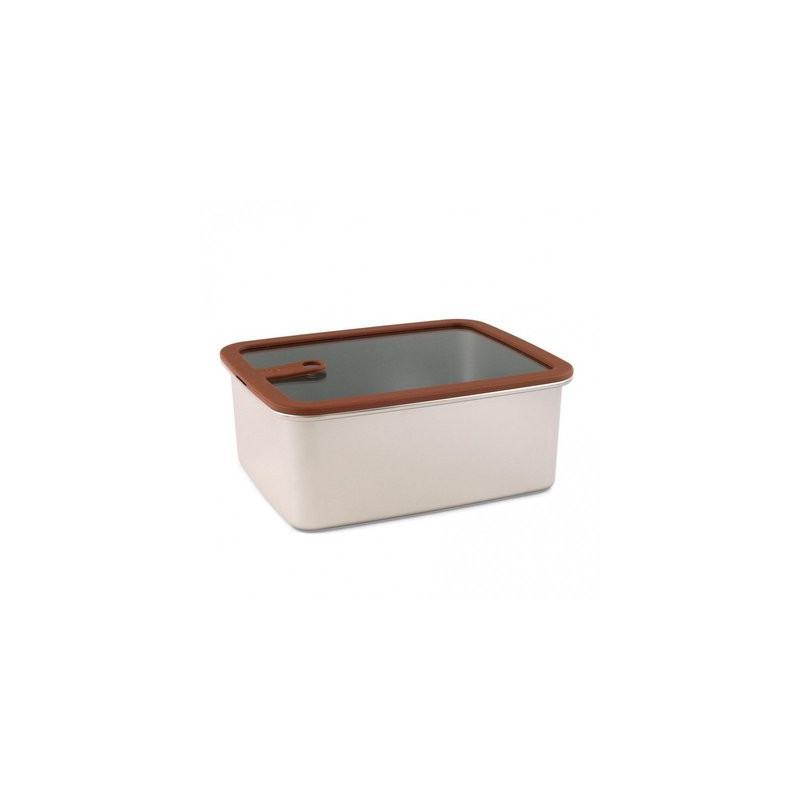 Boite de conservation - 3.2 L - Inox micro-ondable