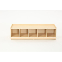 Low Storage Cabinet with 5 Compartments