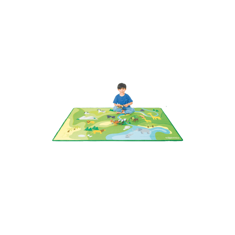 Zoo Themed Play Rug