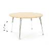Round Table Owlaf 120 cm. incl. height-adjustable metal legs - HPL surface