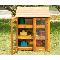 Outdoor Cabinet with transparent doors