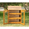 Outdoor Cabinet with transparent doors