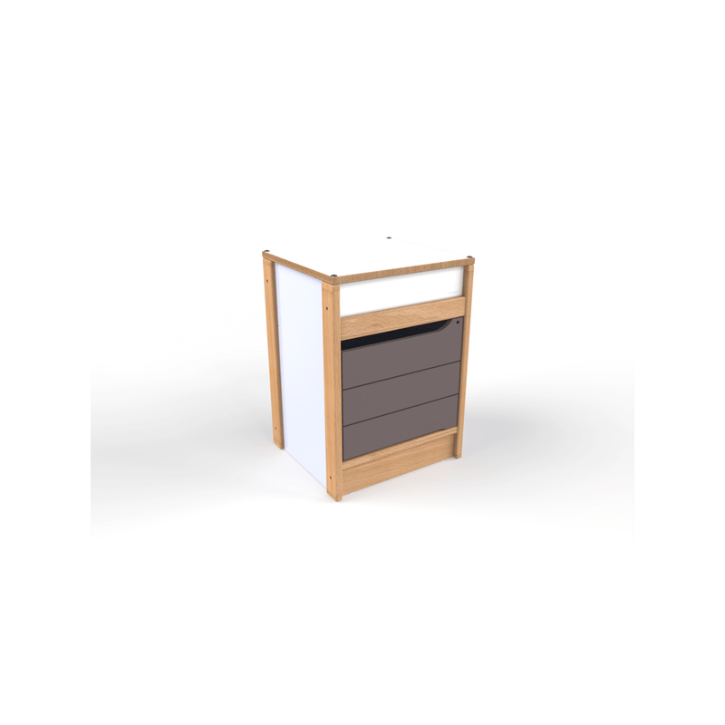 Meuble de rangement de cuisine pour enfants - Naturel