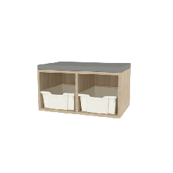 Banc sur-chaussures - 2 places - T3