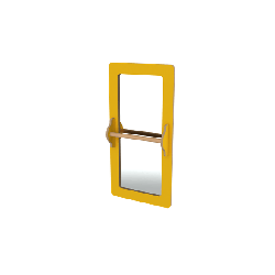 Miroir avec miroir de maintien