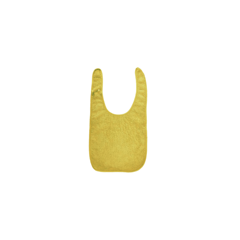 Bavoir à oreilles de lapin - jaune