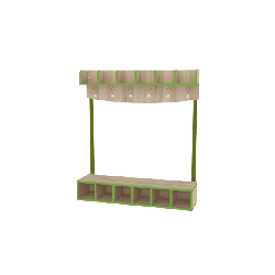 Vestiaire 6 places - T00