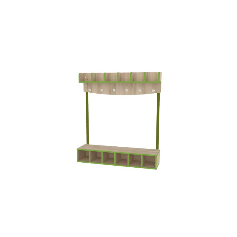 Vestiaire 6 places - T00