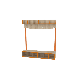 Vestiaire 6 places - T00