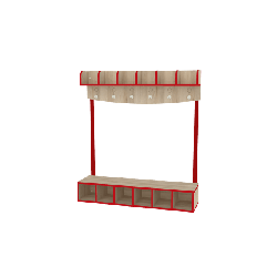 Vestiaire 6 places - T00
