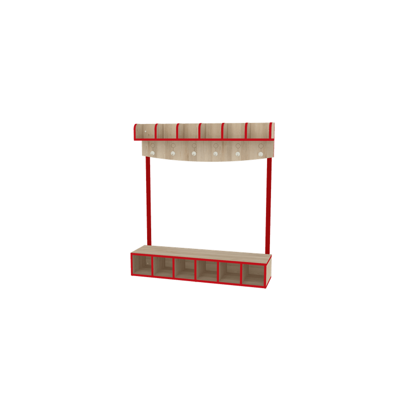 Vestiaire 6 places - T00