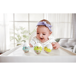 Set de 3 hochets poussins
