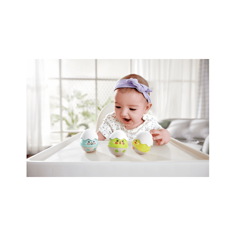 Set de 3 hochets poussins