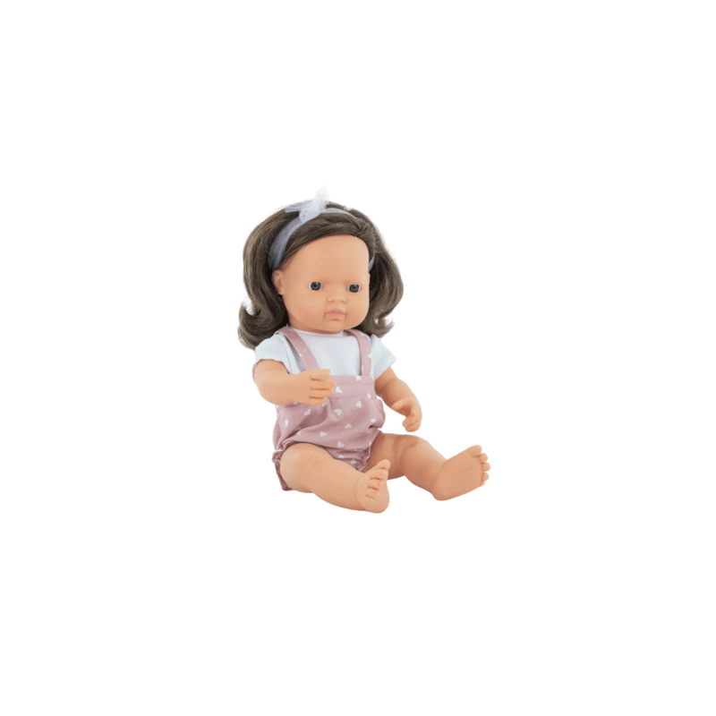 Poupée brune avec tenue - 38 cm