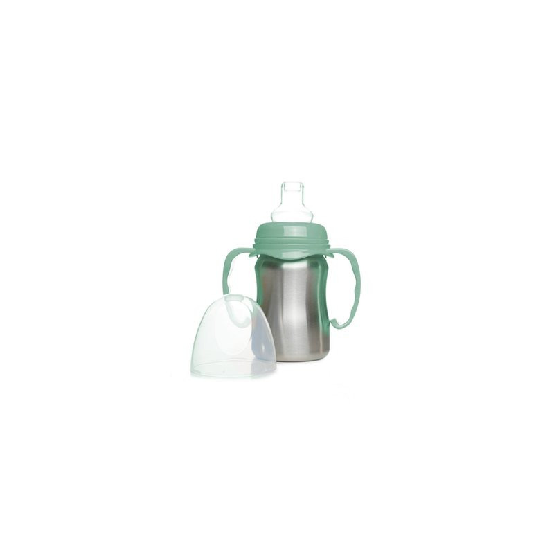 tasse Inox avec anse bec souple silicone