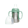 tasse Inox avec anse bec souple silicone