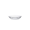 Assiette creuse en verre trempé transparent - 175mm