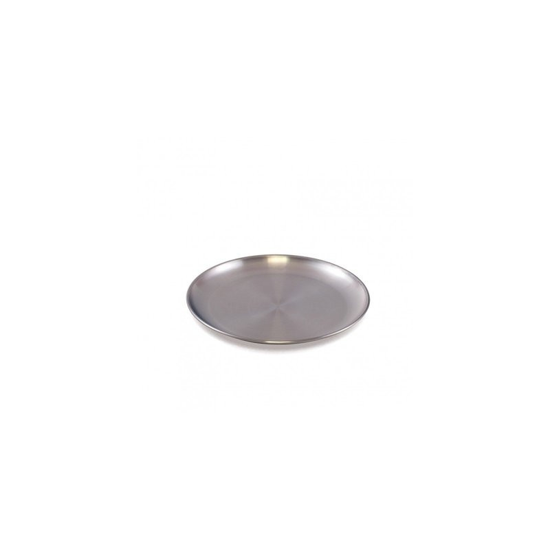 Assiette plate inox Ø 20cm